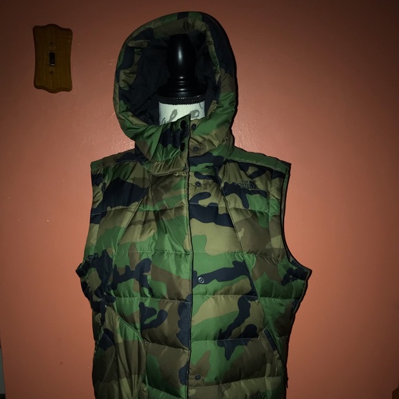 army fatigue north face jacket